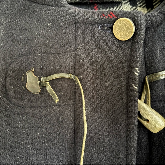 Vintage Burberry Men’s Wool Duffle Coat Sold As Is READ DESCRIPTION - Picture 5 of 12